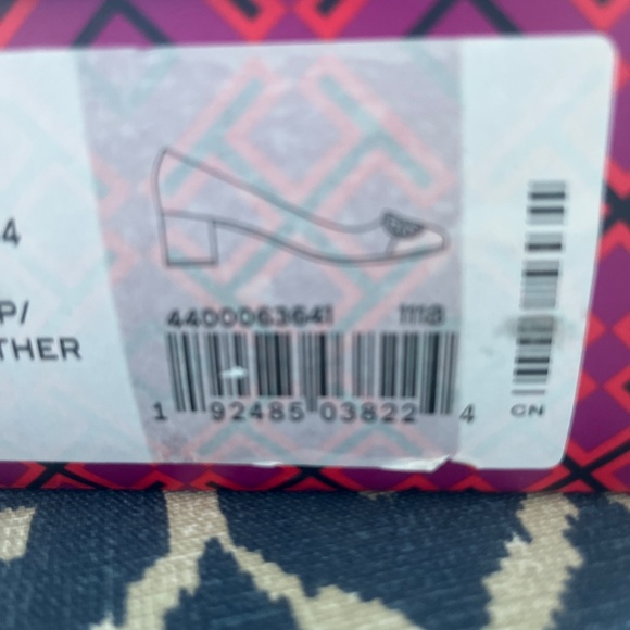 Tory Burch Chelsea 50mm Captoe pump Seashell Pink/Perfect Navy Size 10 - Picture 8 of 8